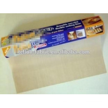 Resuable Non stick teflon coated glass fabric oven liner